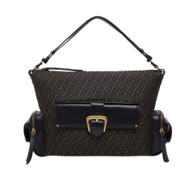 Borsa donna Liu-jo Rocsana M Hobo testa di moro B27LJ03 AF6016 T378A