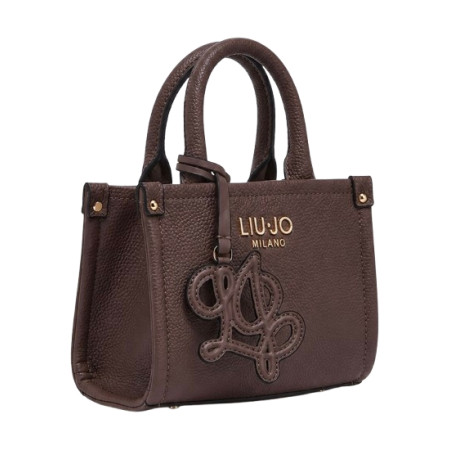 Borsa donna Liu-jo S Tote Ridhi testa di moro B27LJ07 AF6192 ES039 X0782