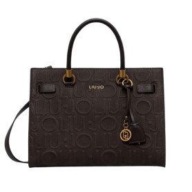 Borsa donna Liu-jo M tote Manhattan Deep brown B27LJ13 AF6086 E1139 91419