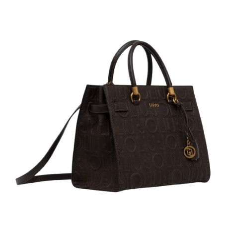 Borsa donna Liu-jo M tote Manhattan Deep brown B27LJ13 AF6086 E1139 91419