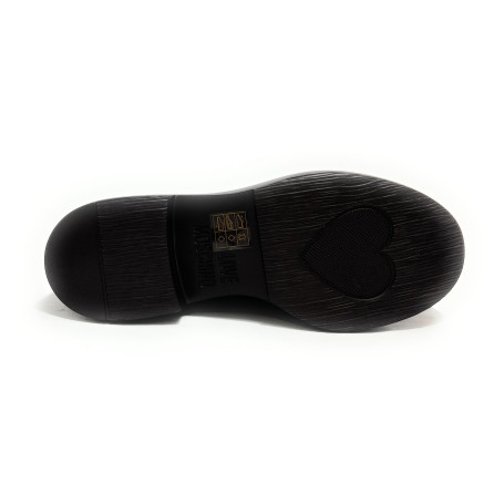 Scarpe Love Moschino mocassino donna in pelle vino D27MO05 JA10404G1PJD0552