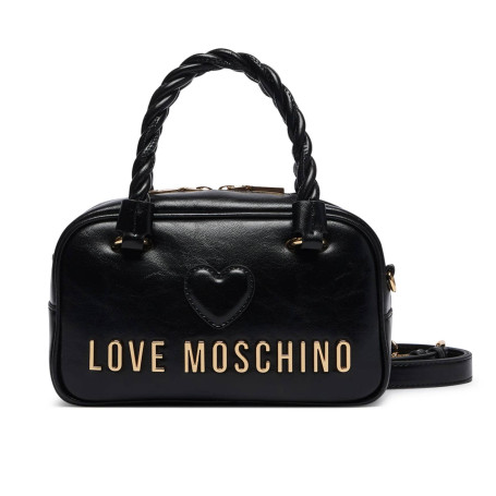 Borsa donna Love Moschino Recycled leather nero B27MO05 JC4134PP1PL1100A