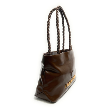 Borsa donna Love Moschino Recycled leather marrone B27MO08 JC4133PP1PL1130A