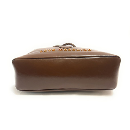 Borsa donna Love Moschino Recycled leather marrone B27MO08 JC4133PP1PL1130A