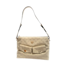 Borsa donna Guess a spalla Blake hobo bone logo B27GU119 PD222202