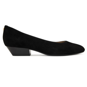Scarpe donna Lauren Ralph Lauren Decolletè Weslee suede black D27RL06 802P15819001