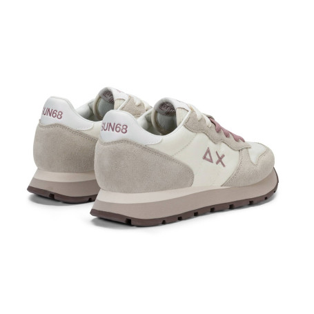 Sneaker Sun68 Ally Solid 31 bianco panna D27SU08 Z46201