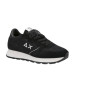 Sneaker Sun68 Ally glitter textile 11 nero D27SU10 Z46204