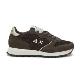Sneaker Sun68 Ally glitter textile 08 marrone D27SU11 Z46204