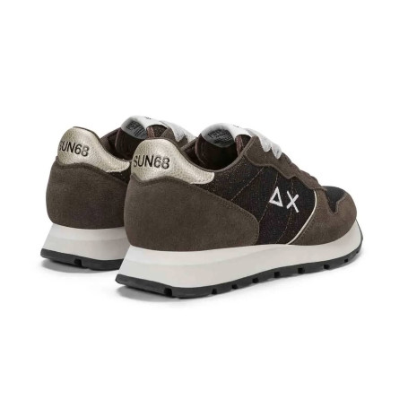 Sneaker Sun68 Ally glitter textile 08 marrone D27SU11 Z46204
