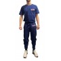 Pantalone felpa Moschino  home pants blu uomo ES21MO32 A4322