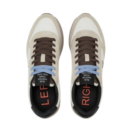 Sneaker running Sun68 Tom Solid 01 bianco panna U27SU17 Z46101