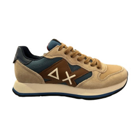 Sneaker uomo Sun68 Jaki bicolor 77 beige scuro U27SU11 Z46122