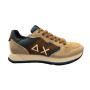 Sneaker uomo Sun68 Jaki bicolor 77 beige scuro U27SU11 Z46122