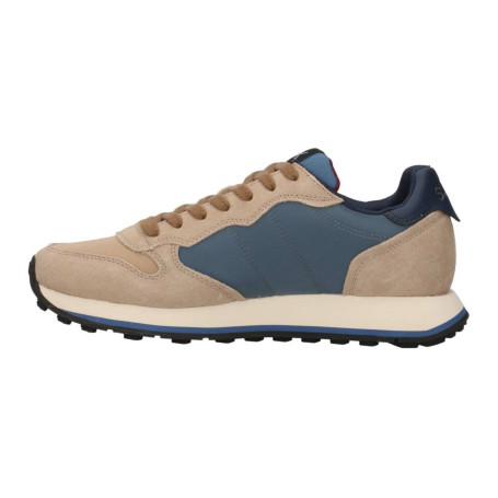 Sneaker uomo Sun68 Jaki bicolor 77 beige scuro U27SU11 Z46122