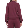 Felpa aperta donna Liu Jo con zip red aubergine E27LJ09 TF6287 J3958