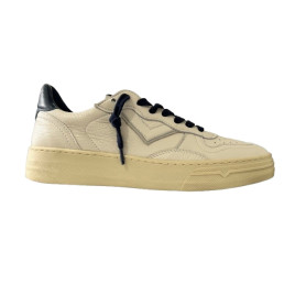 Scarpe uomo 4B12 sneakers bianco/ blu U27QB01 HYPER-U3013
