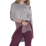 Felpa chiusa donna Liu Jo con cappuccio beige E27LJ17 TF6092 MS49I D3040