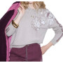 Felpa chiusa donna Liu Jo con cappuccio beige E27LJ17 TF6092 MS49I D3040