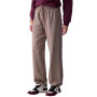 Pantalone donna Liu Jo in felpa lungo regular fit brown rust strip E27LJ19 TF6148 T692A DDX06