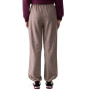 Pantalone donna Liu Jo in felpa lungo regular fit brown rust strip E27LJ19 TF6148 T692A DDX06