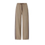 Pantalone donna Liu Jo in felpa lungo regular fit brown rust strip E27LJ19 TF6148 T692A DDX06