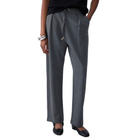 Pantalone donna Liu Jo in jersey lungo acciaio grigio E27LJ21 TF6220 J3970 02062