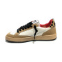 Sneaker donna 4B12 beige animalier D27QB02 PLAYNEW-D2039