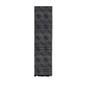 Foulard Guess unisex jacquard grigio/nero C27GU06 AM9621VIS03