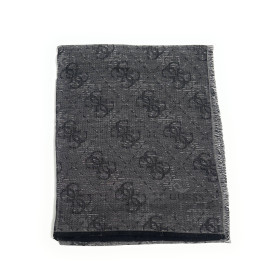 Foulard unisex Guess Boston jacquard nero multilogo C27GU08 AM9618MOD03