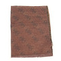Foulard unisex Guess Boston jacquard marrone multilogo C27GU07 AM9618MOD03