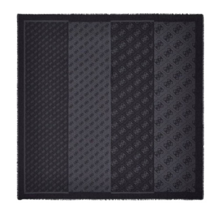 Foulard donna Guess Lindsey jacquard coal multilogo C27GU10 AW5526VIS03