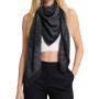 Foulard donna Guess Lindsey jacquard coal multilogo C27GU10 AW5526VIS03