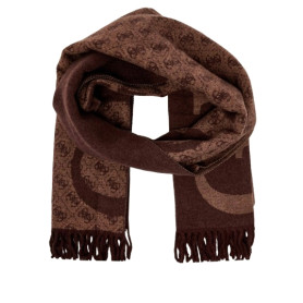 Sciarpa uomo Guess Milano marrone multilogo C27GU17 AM9667POL03