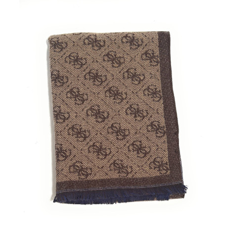 Sciarpa uomo Guess marrone multilogo C27GU15 AM9665POL03