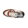 Scarpe uomo 4B12 sneakers white/ brown U27QB07 HYPER-U3016
