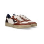 Scarpe uomo 4B12 sneakers white/ brown U27QB07 HYPER-U3016
