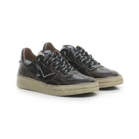Scarpe uomo 4B12 sneaker testa di moro U27QB05 HYPER-U3021