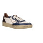 Scarpe uomo 4B12 sneaker blue/ brown U27QB08 HYPER-U3015