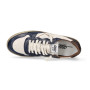 Scarpe uomo 4B12 sneaker blue/ brown U27QB08 HYPER-U3015