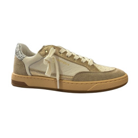Sneaker donna SVNTYSX 7/6 Stay-D22 white/ platinum / glitter D27SV02