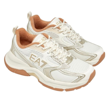 Sneaker EA7 Emporio Armani Predator white/ light gold unisex U27EA05 X8X249 XK446 MZ858