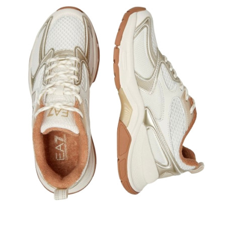 Sneaker EA7 Emporio Armani Predator white/ light gold unisex U27EA05 X8X249 XK446 MZ858