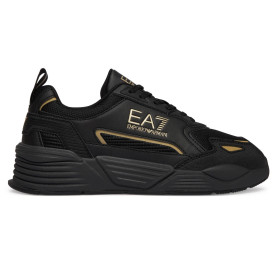 Sneaker EA7 Emporio Armani triple black/gold U27EA06 7X000308 AF18447 MZ177