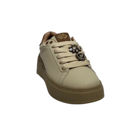 Sneaker donna Gold&gold beige D27GG08 GB1093