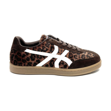 Sneaker donna Gold&gold leopard/camel D27GG06 GB1112