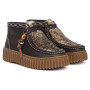 Polacchino donna Clarks Torhill Penny Moss dark brown interest D27CL02 26327772