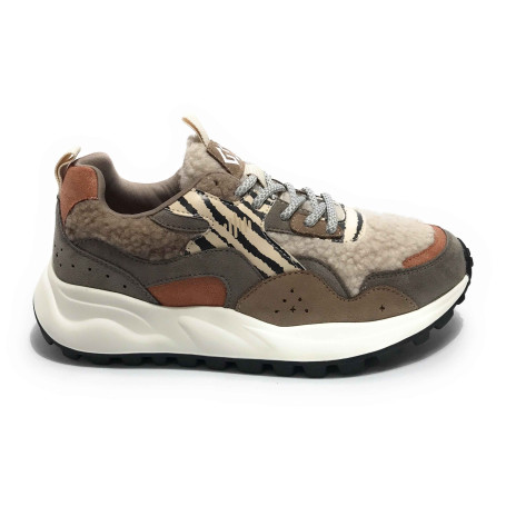 Sneaker donna Gold&gold khaki D27GG04 GB1000