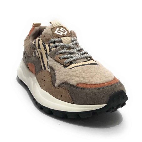 Sneaker donna Gold&gold khaki D27GG04 GB1000