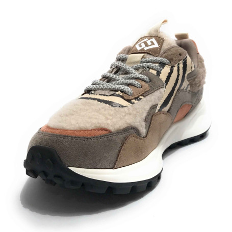 Sneaker donna Gold&gold khaki D27GG04 GB1000